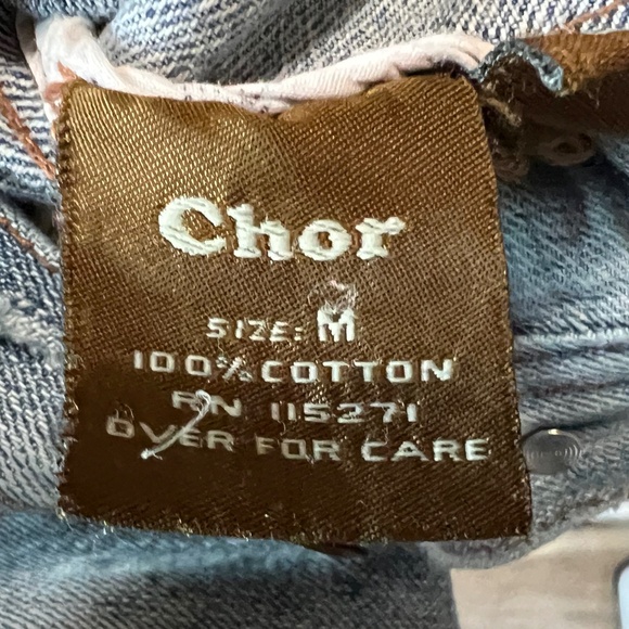 CHOR Distressed Denim Jacket (Size M) - Picture 15 of 16